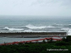 Typhoon Matmo brought fierce winds and torrential rain to Taiwan
