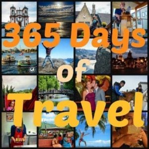 Collage of diverse travel experiences with the text "365 Days of Travel," featuring scenic landscapes, cultural activities, and joyful travelers, representing ExploreTraveler's travel insights and resources.