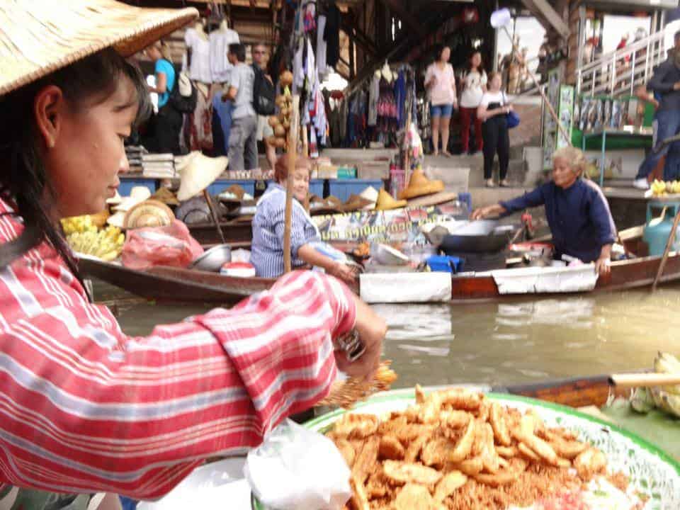 Schwimmende Märkte von Thailand