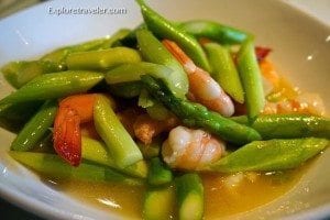 Asparagus and Shrimp soup