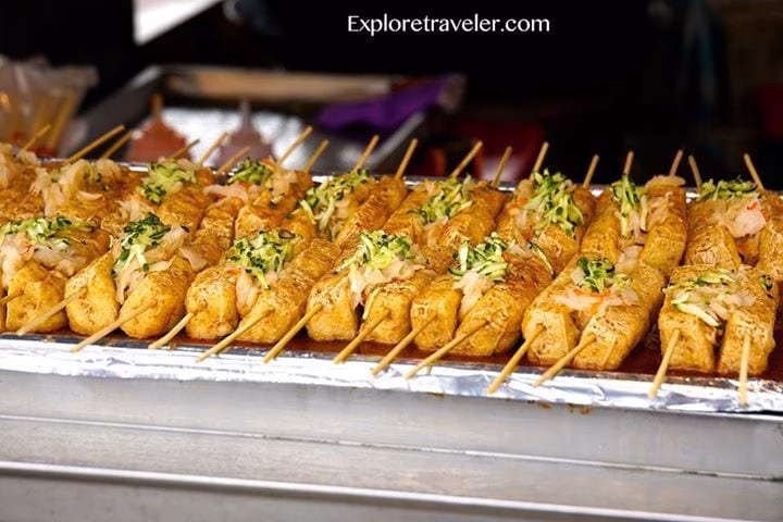 Stinky Tofu Treats in Taiwan