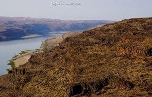 The Columbia River Valley in Vantage, Washington