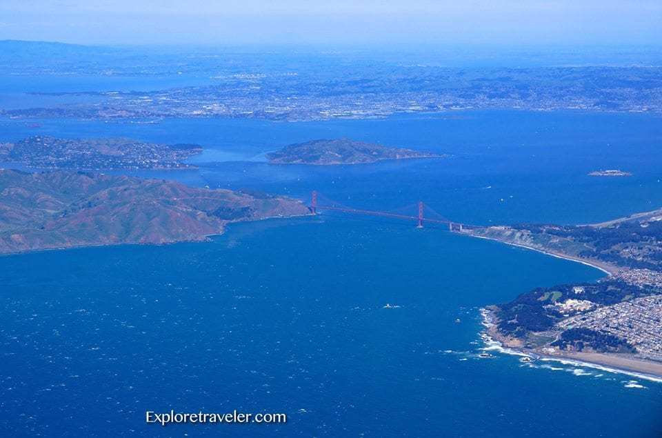 Bucht von San Francisco, Kalifornien USA