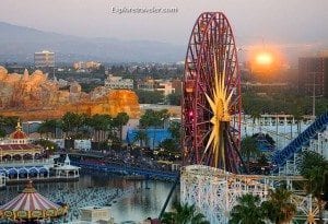 Overlooking magical Anaheim California