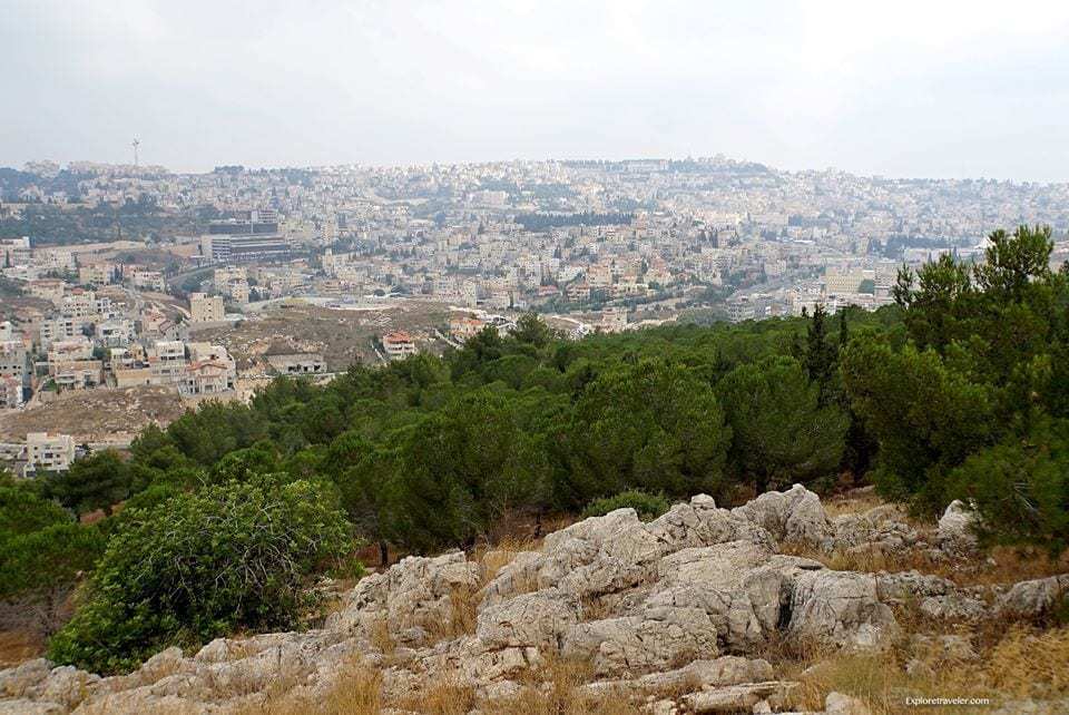 منظر لـ # الناصرة من جبل # الهاوية في # إسرائيل
