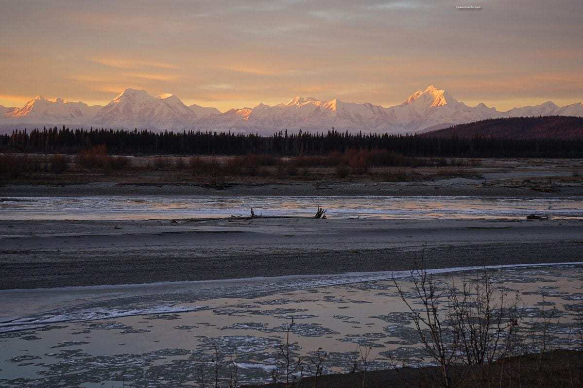 Photo of the day ~ Cold morning in the Alaska Range Mountains