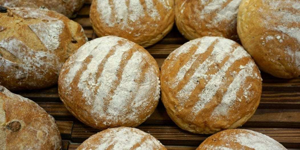 Travel the World Recipes ~ Australian Damper Bread - A close up of a doughnut - Rye bread