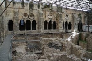 ExploreTraveler Presents: Exploring Lisbon Portugal Part 1 - A large stone building - Archaeological site