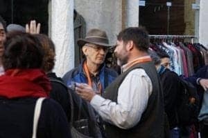 ExploreTraveler at SteemFest Lisbon Portugal 2017 #4 - A group of people that are talking to each other - Street