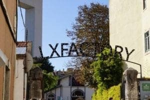 ExploreTraveler at SteemFest Lisbon Portugal 2017 #4 - A sign on the side of a building - Street