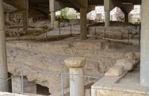 The Church Of The Annunciation In Nazareth, Israel - A building next to a fence - Basilica of the Annunciation