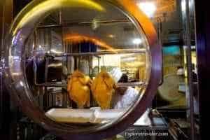 Eat Like A King And Travel The World - A glass display case - Mong Kok Flower Market