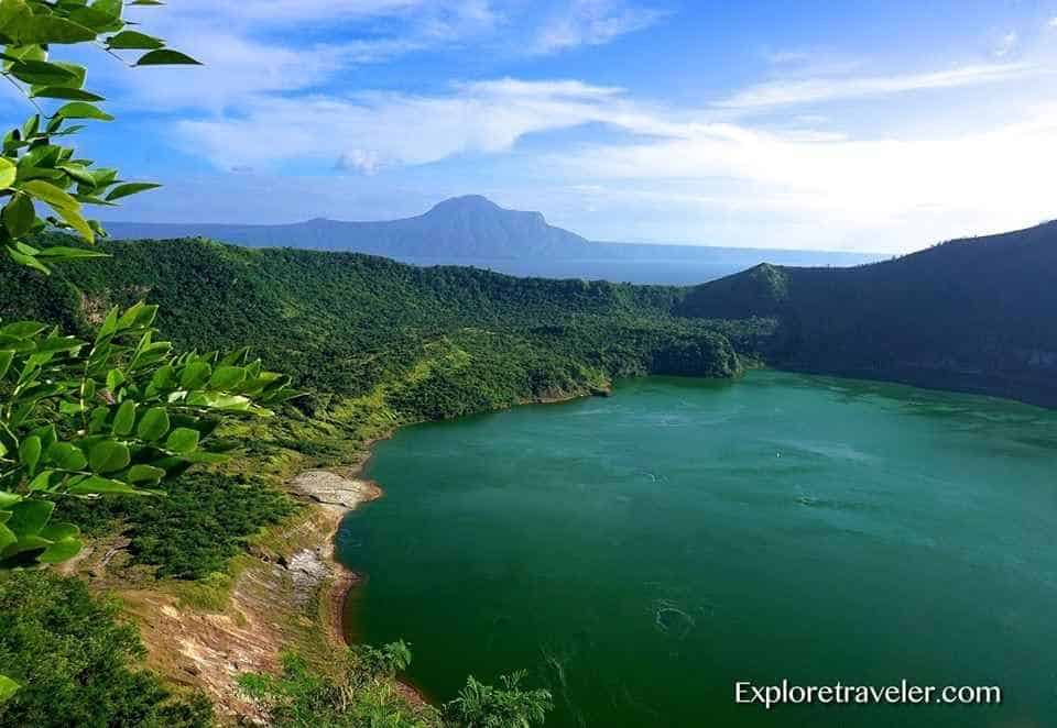 Taal Volcano With Its Lake Caldera