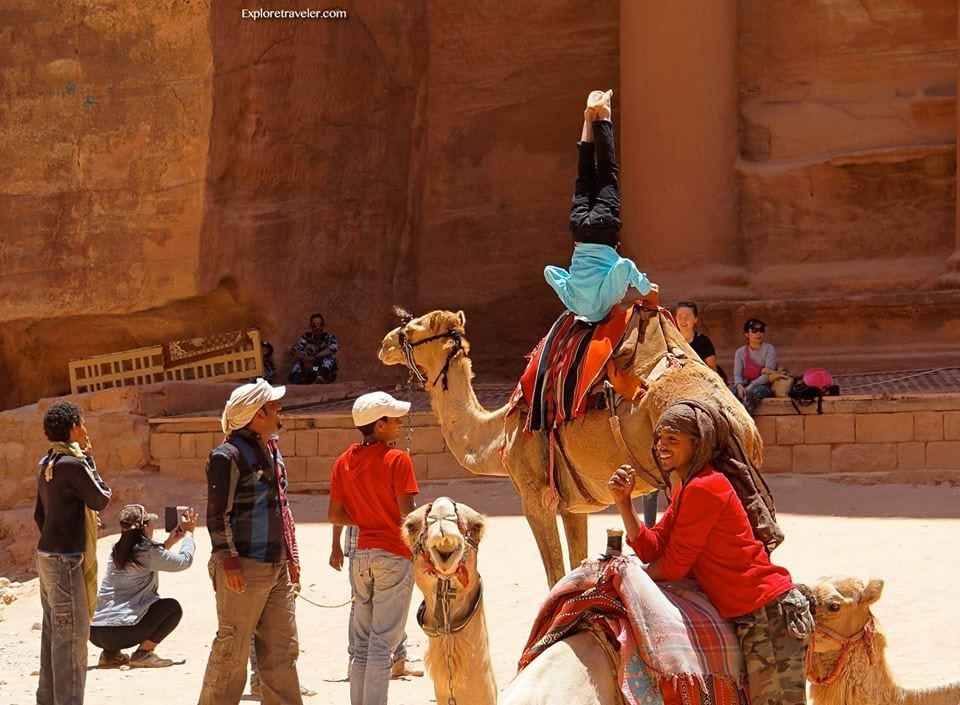 Persons and Camel