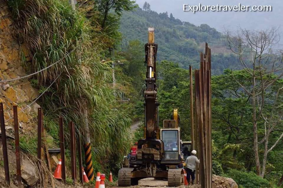 Road Construction In Taiwan