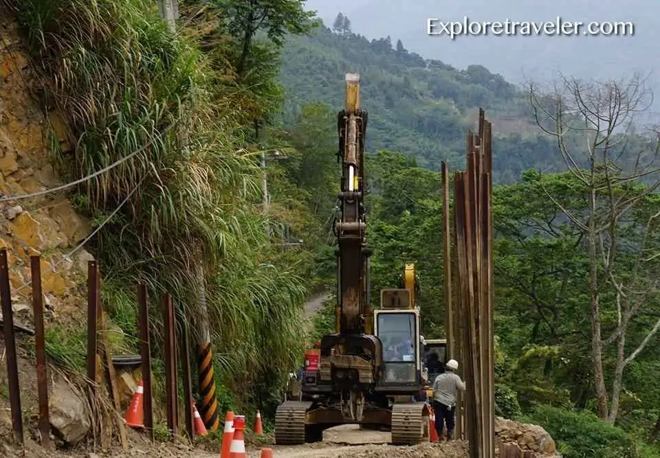 Road Construction In Taiwan