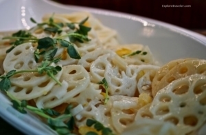 Bangkok famous lotus root