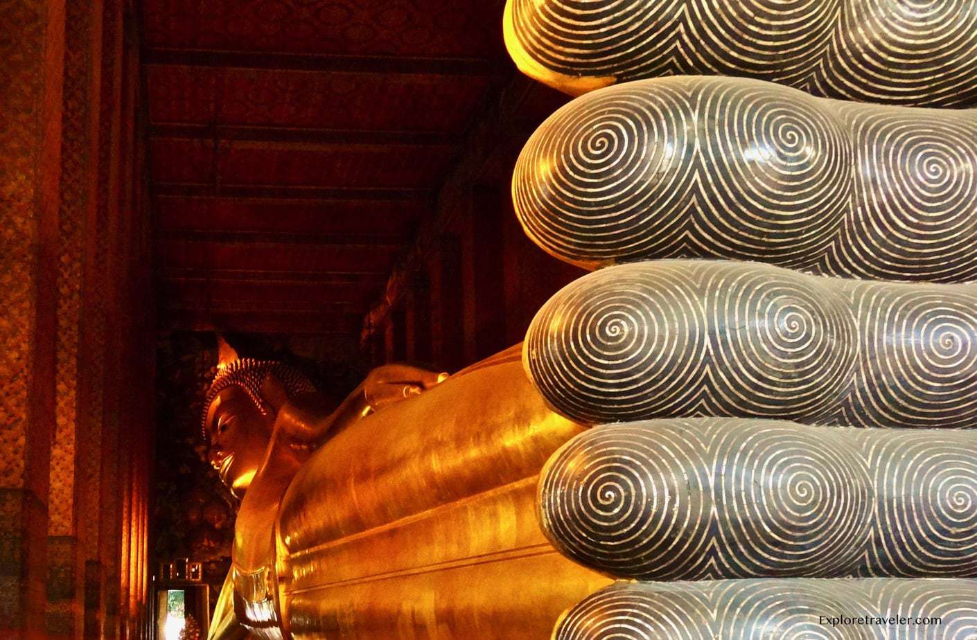 Panduan Perjalanan Bangkok Thailand Buddha Berbaring Wat Pho