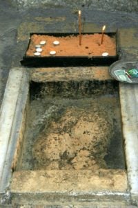 footprint of jesus