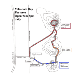 Volcano Day Use Area Trail System Map