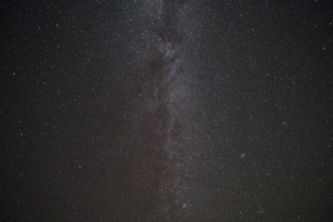 Close up of the Milky Way within the Hovenweep National Monument of the Canyons of the Ancients.