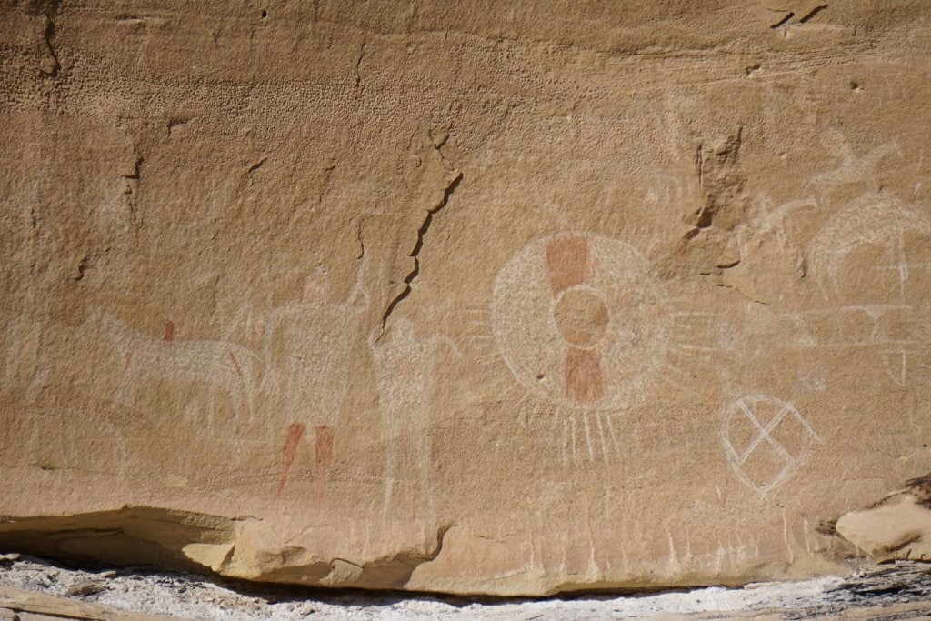 Ute people petroglyphs sa Sego Canyon Utah