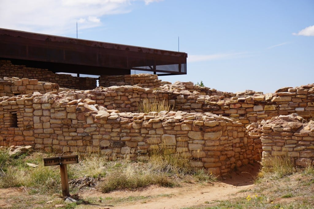 Lowry Pueblo - 고대 국가 기념물의 협곡.