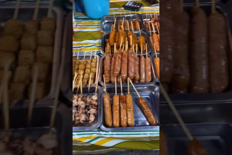 Tanjong Bugra Night Market Satays and sausages 16 maxresdefault 1