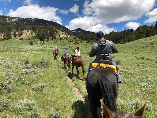 A man riding a horse