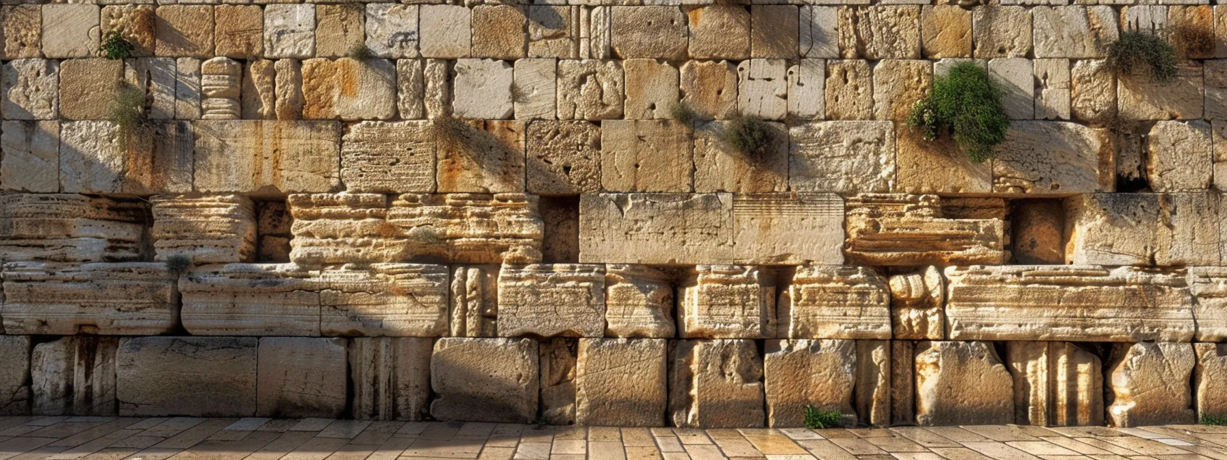 the intricate craftsmanship and resilience of the eastern wall of jerusalem stand the test of time.