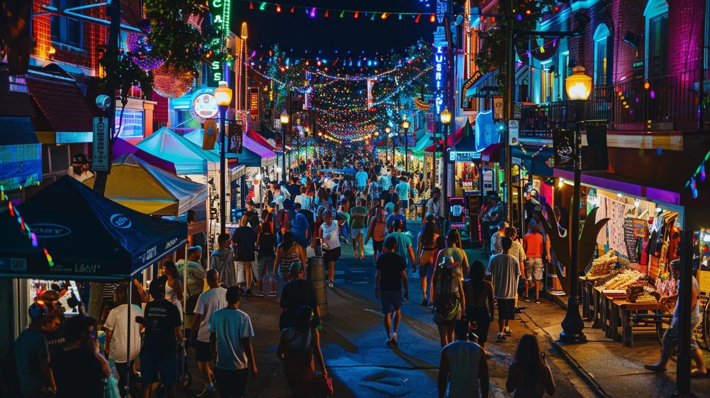 a a vibrant urban festival scene 71707ce3 2e9f 42f1 9947 af9f7e860f6c 1