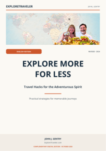 Explore More for Less 2026 ebook cover featuring John and Karen Gentry